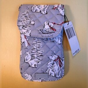 Vera Bradley Carson Cellphone Crossbody in Beary Merry